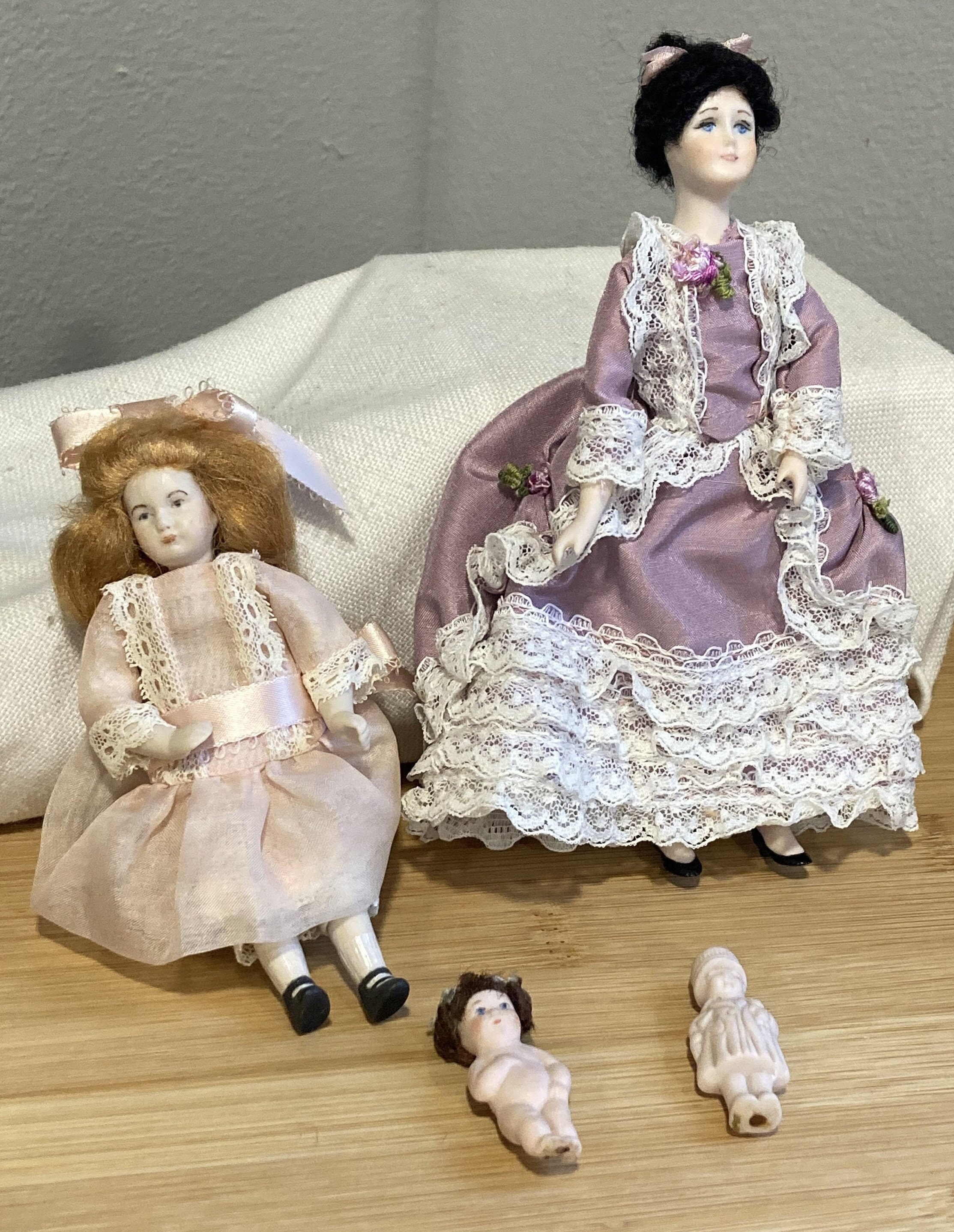 Replica Victorian/edwardian Porcelain Bisque Dolls Etsy