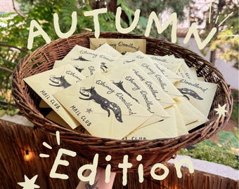 MAIL CLUB Whimsy Woodland - Herfsteditie - Voorbestellen! Gezellige kunstzinnige post per brief - Een brief, verzending eind oktober!