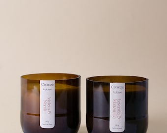 Pack de Velas - Floral | Lavanda y Manzanilla + Violeta y Neroli | Cruelty Free | Vela de Cera de Soja