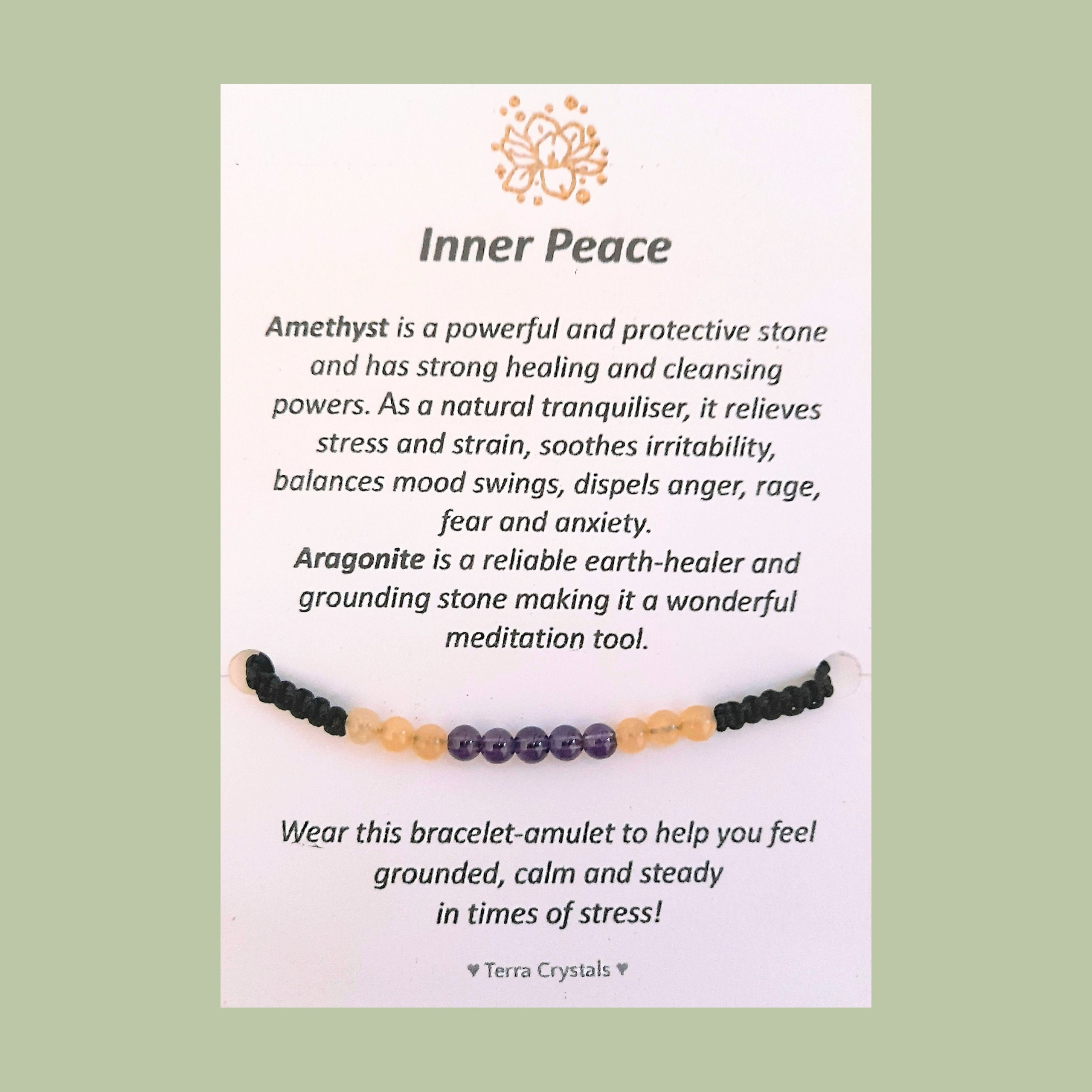 Dainty Amethyst and Aragonite Handmade Crystal Healing - Etsy