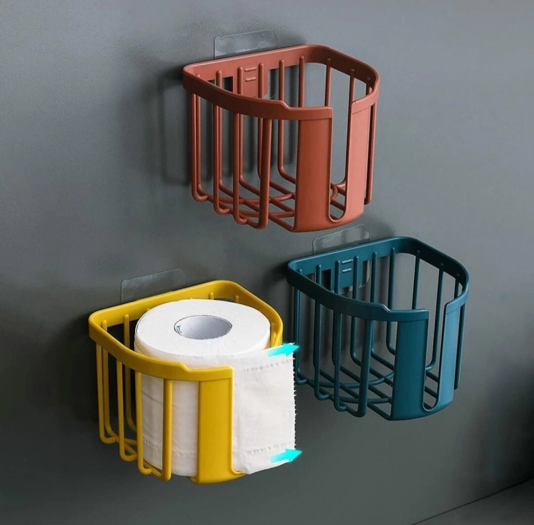 TOILET PAPER Holder Wall Mounted Toilet Roll Holder - Etsy