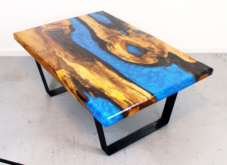 Live Edge River Coffee Tables Etsy