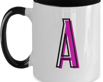 Buchstabe A Kaffeetasse, Anfangsmonogramm Tasse