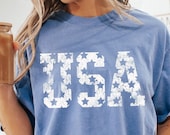 Distressed USA Svg Png Cut File for Cricut, Grunge Patriotic Shirt Designs, 4th Of July Svg, God Bless America Svg Silhouette Eps Dxf Pdf