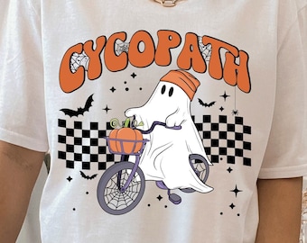 Cycopath PNG-Halloween Sublimation Digital Design Download-bicycle png, ghost png, spooky season png, vintage png, trendy halloween png