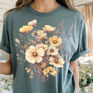 Floral Cottagecore PNG | Spring Flowers Sublimation Design | Botanical Digital Download File | Summer Flower Nature Design for Shirt for Mug