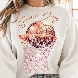 Basketball Png, Basketball Game Day Png, Basketball Mama Png, Basketball Mom Png Sublimation, Coquette Basketball Png Shirt Design, Game Day