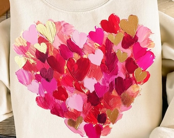 Valentine Day Heart Brushstroke png, Valentine png, Valentines day Png, xoxo png, valentine png designs, Coquette Valentine Png Trendy Vday