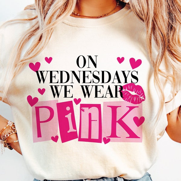 On Wednesdays We Wear Pink png, Mean Girl, Your're like really pretty PNG | Funny Sublimation| Burn Book | That's so Fetch, I'm cool mom png