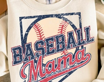 Baseball Mama PNG baseball mom Png baseball season Png Retro baseball shirt Vintage design Baseball Game Day Baseball SUBLIMATION ORIGINAL
