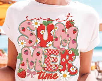 Sweet Summer Time Png, Coquette Summer Png, Summer Checkered Png, Summer Strawberry Png, Retro Summer Png, Beach Summer Png, Digital File