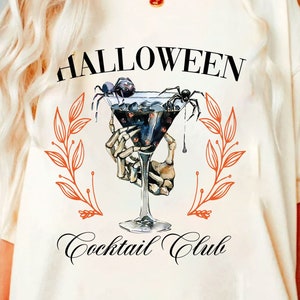 Halloween Png,Halloween,Cocktail Club,Spooky season png,Salem,Spooky Bitch,Goth png,Aesthetic png,Witchy png,Skeleton png,Fall Png