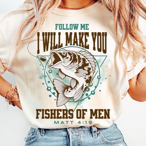 Fishers of Men Hoodie Design svg, Retro Christian Sublimation, Vintage Men&#39;s Bible Shirt PNG, Minimal Christian Dad png, Commercial Use