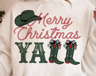 Cowboy Christmas PNG, Merry Christmas png, Western Sublimation, Western Christmas png, Western png, Christmas png, country Christmas png
