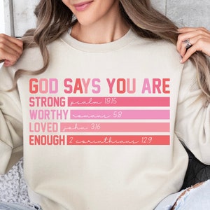 God Says You Christian Valentine Long Sleeve Jesus Shirts God Says You Christian Valentine Long Sleeve Jesus Shirts