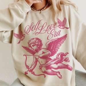 Self Love Era png, Retro valentines png, old school vday png,valentines day shirt,Groovy valentines,Trendy png,Vday sublimation