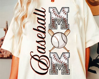 Baseball Mom Png, Baseball Mama Shirt,Leopard Shirt Print,Trendy Baseball png,Retro Baseball season png,Baseball shirt design,Baseball png
