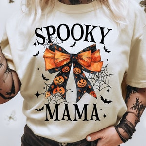 Spooky Mama Png, Coquette Halloween Png, Spooky Season Png, Retro Halloween Png, Spooky vibes Png, Fall Png, Halloween Shirt Coquette png