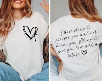 I Have Plans To Prosper You SVG Png, Inspirierende Zitate, Gott ist Arbeitig SVG, Christliche Schrift, Bibel Zitat, Selbstpflege Deko, Zurück und Tasche
