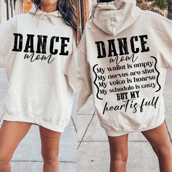 Dance Mom Wallet is Empty Heart is Full Shirt, Dance mom svg, Dance mother svg, PNG Digital Download