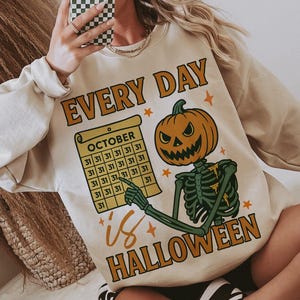 Halloween Shirt Designs, Horror Png, Everyday is Halloween Png, Trendy Halloween, Vintage Halloween png, Halloween Png, Horror, Sublimation
