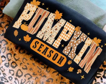 Pumpkin Season PNG, Retro Halloween PNG, Preppy Pumpkin Bow Png, Halloween Shirt Png, Trendy Fall Pumpkins, Spooky Season Png