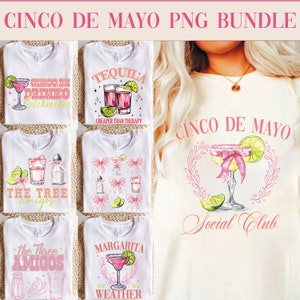 Cinco De Mayo PNG, Cinco De Mayo Social Club PNG, Latina Svg, Preppy Png, Fiesta Svg, Svg mexicain, Mamacita PNG, Sublimation de chemise à la mode,