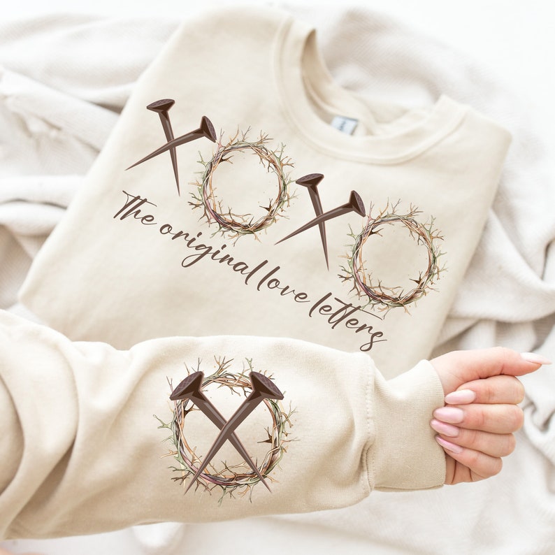 XOXO The Original Love Letters Png Sublimation, Easter Sublimation, Christian Sublimation Design,Religious PNG, Faith Png, Christian Designs image 1