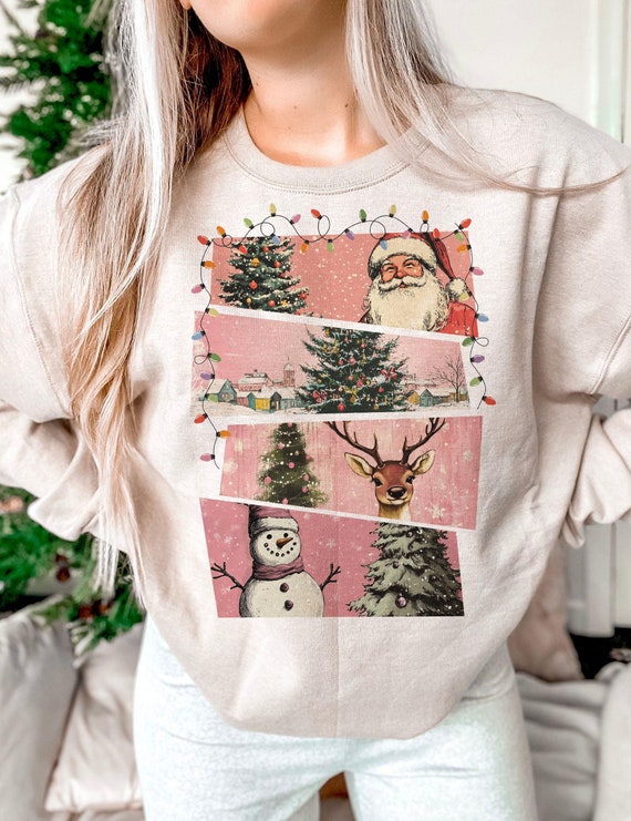 Pink Retro Christmas PNG, Merry Christmas Png, Retro Christmas png, Christmas Png, Merry X-mas Png, Trendy Christmas Tshirt, Sublimation