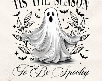 Tis The Season To Be Spooky PNG Digital Design Download, Halloween Png, Spooky Season Png, Pumpkin Png, Fall Png, Sublimation Designs