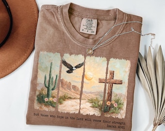 Los que esperan en el Señor PNG Isaías 40:31 SVG cristianos Diseños religiosos DTF PNG basados en la fe Diseños de sublimación cristianos de moda Biblia