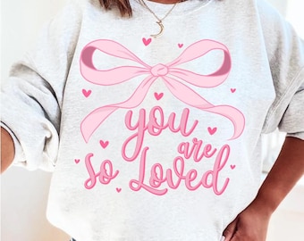 You are Loved Png, Christian Coquette Valentines Png, John 3:16 Png, Pink Valentines Day Png, Bible Verse Shirt Design, Valentine Hearts PNG