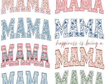 Floral Mama PNG, Retro Mama Bundle Png, Mama Png, Boho Mama Png, Mom Sublimation Png, Floral Sublimation, Mother’s Day Gift, Printable File