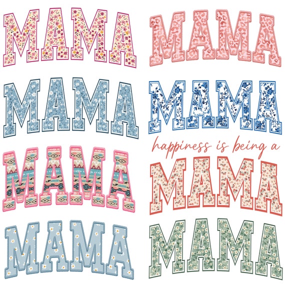 Floral Mama PNG, Retro Mama Bundle Png, Mama Png, Boho Mama Png, Mom Sublimation Png, Floral Sublimation, Mother’s Day Gift, Printable File