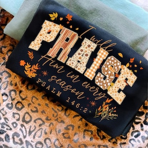 Fall Christian Png, Floral Thanksgiving Png, Bible Verse Png, Faith Based Autumn Sublimation, Boho Praise Religious Jesus Shirt DTF Download
