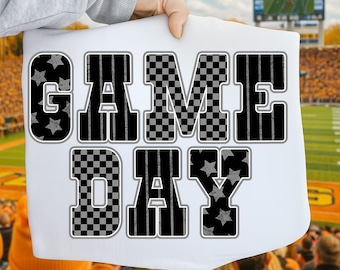 Matchdag PNG, Retro fotboll png, Fotbollsmamma png, Fotbollströja png, Rutig stjärna fotbollströja sublimering, Matchdag digital nedladdning