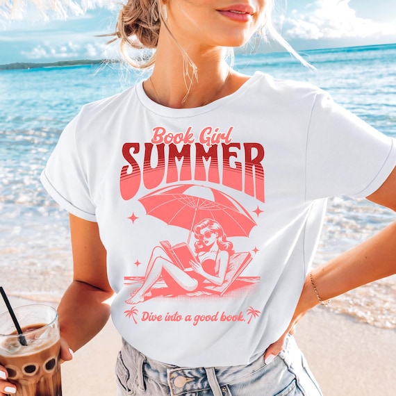 Book Girl Summer png, Summer png, Bookish png, Sarcastic png, Adult Humor, Book png, Trendy Summer Png, Beach vibes png, Aesthetic Summer