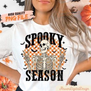 Retro Halloween png, Halloween sublimation design, Halloween skull png, smiley face png, trendy Halloween shirt design, retro png, spooky