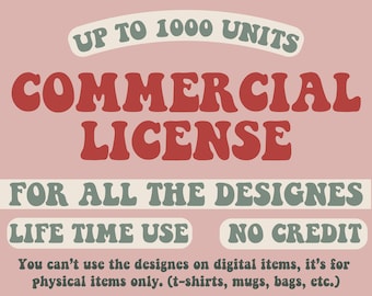 Commerial License For All Designs
