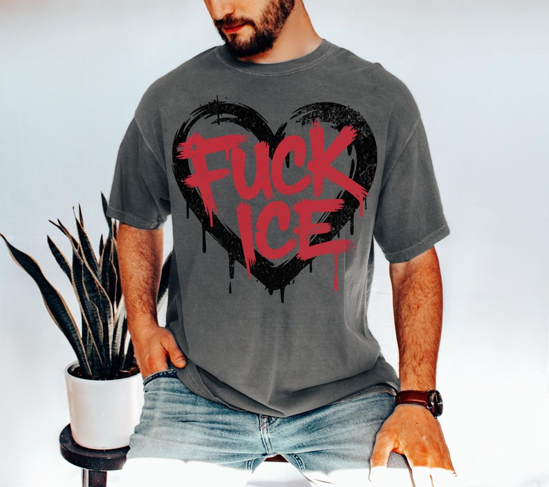 Fuck Ice Svg, Anti-Trump Fuck Ice Svg Png, Abolish ICE Png, Human Rights Activist, Activism svg png,Chinga La Migra Png,Political Shirts Png image 4