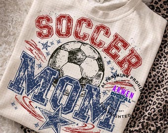 Soccer Mom Club PNG Trendy Game Day Grunge Baller mom shirt Design Digital Usa 2026 Soccer Game Canada Mexico Usa Soccer Football Cup Design