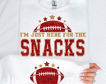 I'm Just Here For The Snacks PNG, Halftime PNG, Football PNG, Funny Football Png, Team Halftime Png, Team Halftime Png, Kansas png