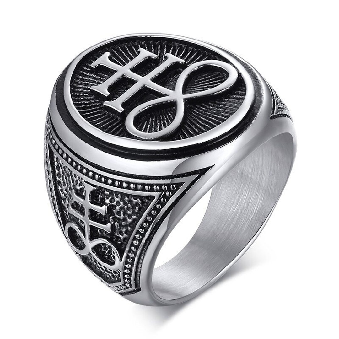 Stainless Steel Customize Star Signet Ring For Men Hip Hop Rock Five Star  Stamp Ring Simple