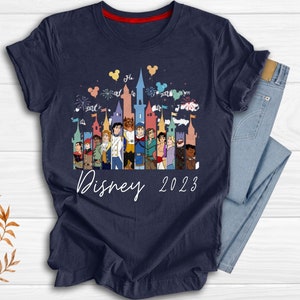Personalized Disney Family Birthday Shirt, Customizable Prince Birthday Shirt, Custom Disney Family Vacation 2023 Shirt, Disney boy Shirt