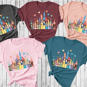 Disney Princess Shirt, Disneyland Princess Trip Tee, Birthday Girl Shirt, Cinderella Kid Shirt, Elsa Girl Shirt, Rapunzel Tee