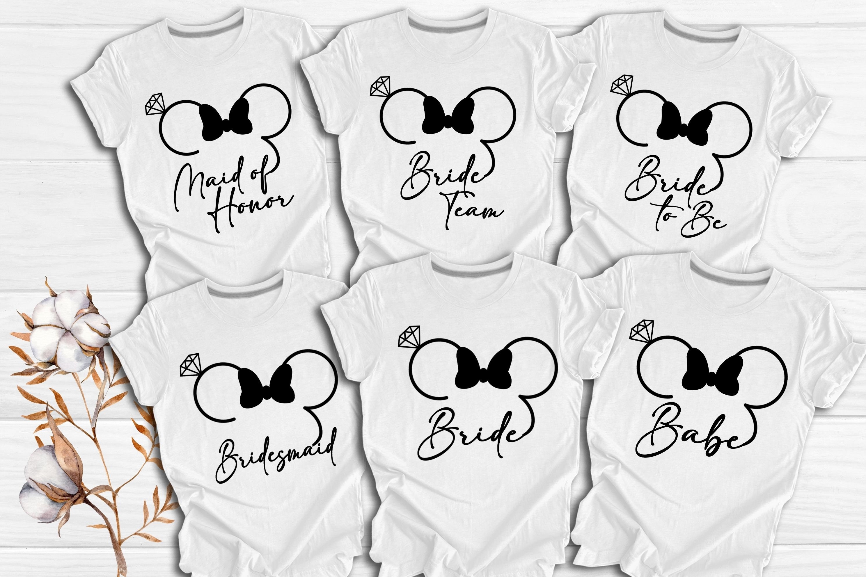 Disney Bride Shirt, Disney Bachelorette Shirt, Disney Bridesmaid Shirt, Disney Custom Bride Team Shirt, Disney Bride Squad Shirt.