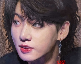 BTS キュービックペインティング グク JUNGKOOK 2セット BTS Jungkook Version 2 Cubic Painting - Etsy