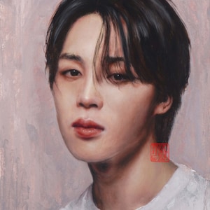 Jimin Face BTS fan art print