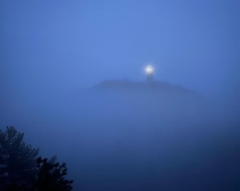 Skytop Tower in Fog Photo