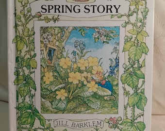 BRAMBLY Hedge SPRING STORY Book Jill Barklem. Hardcover.